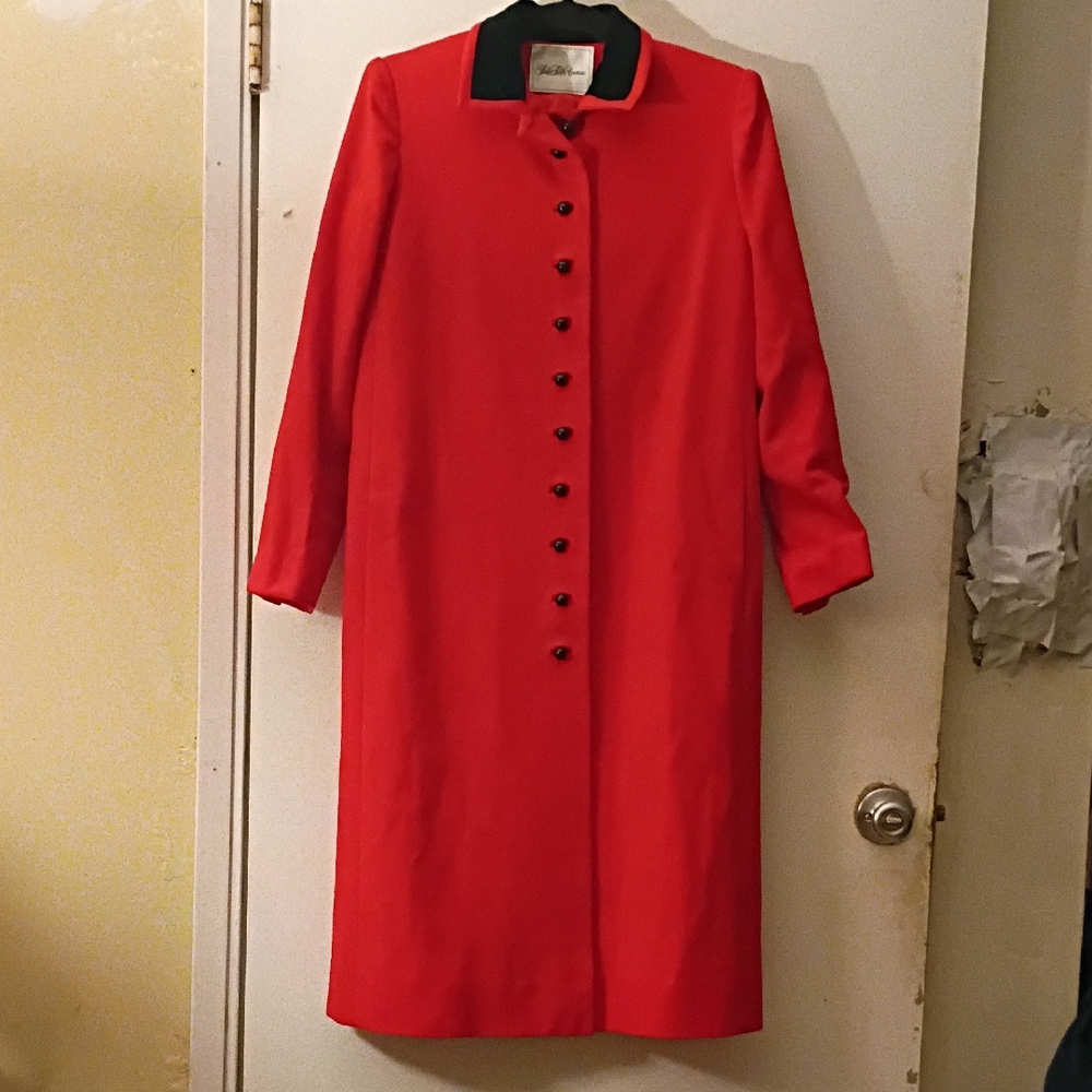 Valentino Scarlet Long Sleeve Dress